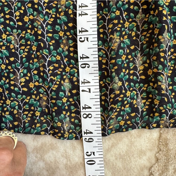 BY ONE romantic Floral Print Long Sleeve Maxi prairie Dress (French Designer) - Picture 6 of 8